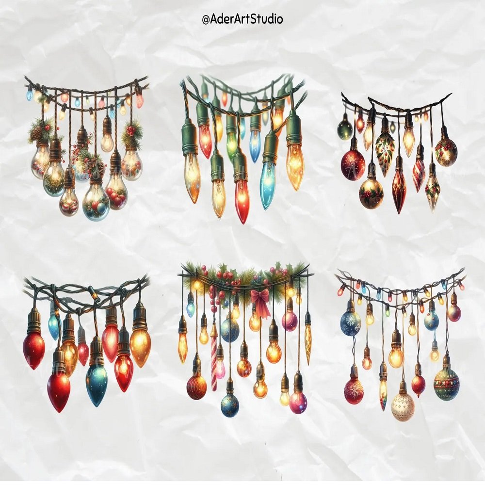 ClipArt Xmas Lights