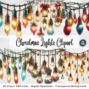 Clipart Xmas Lights