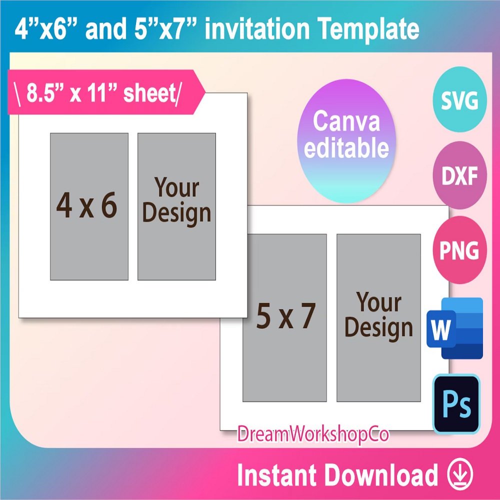 Template 4x6