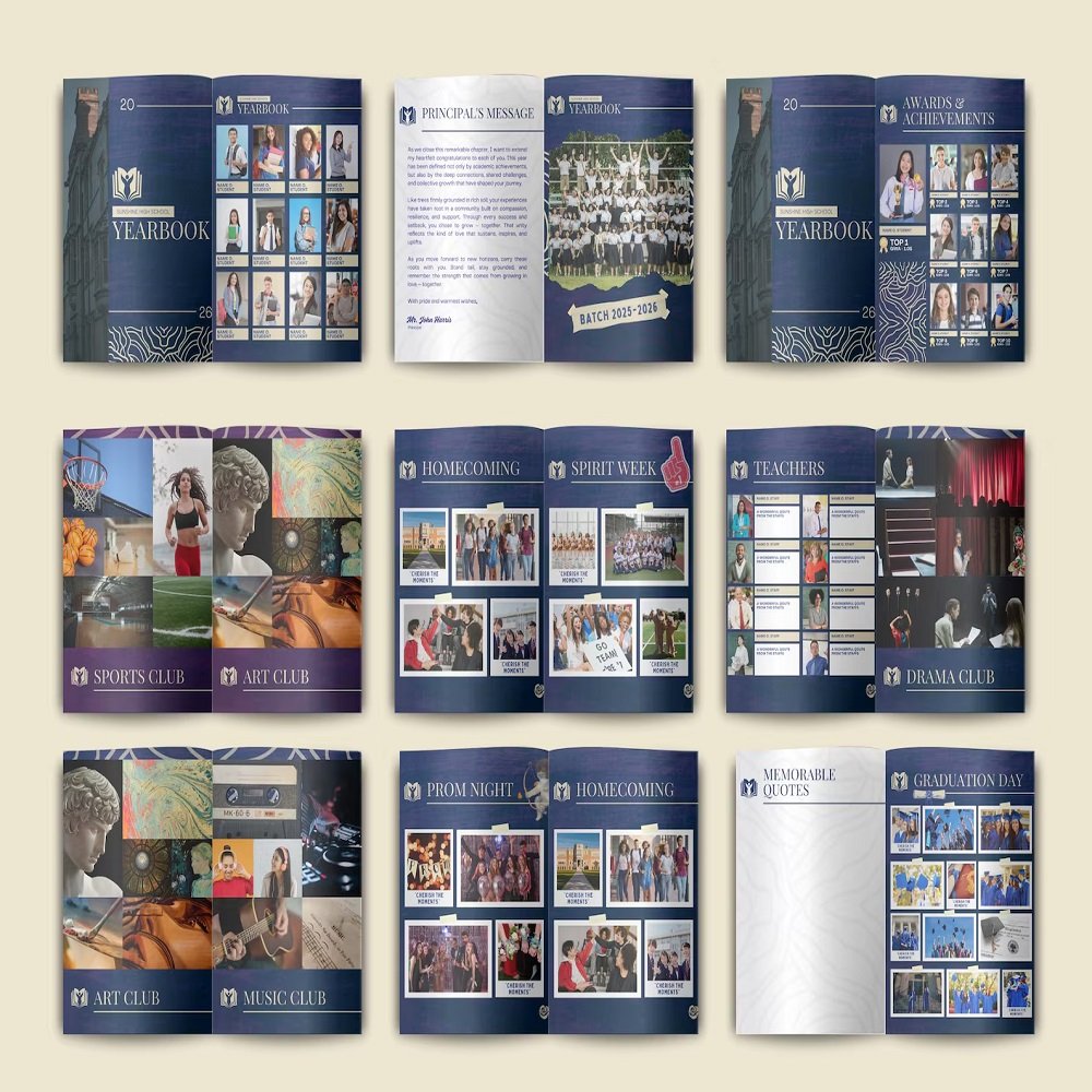 Template Yearbook