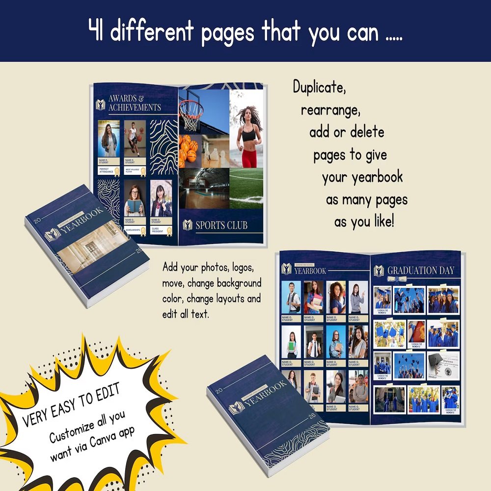 Template Yearbook
