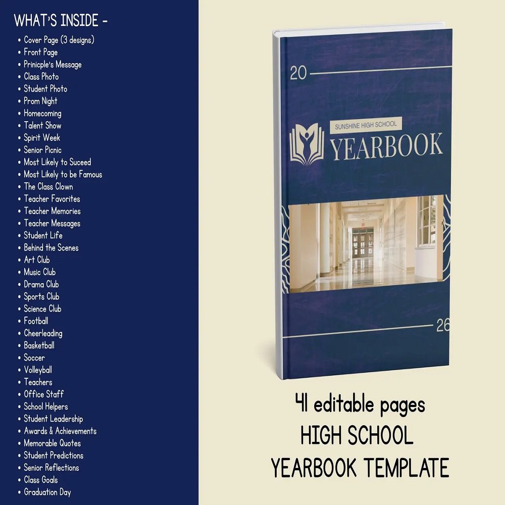 Template Yearbook