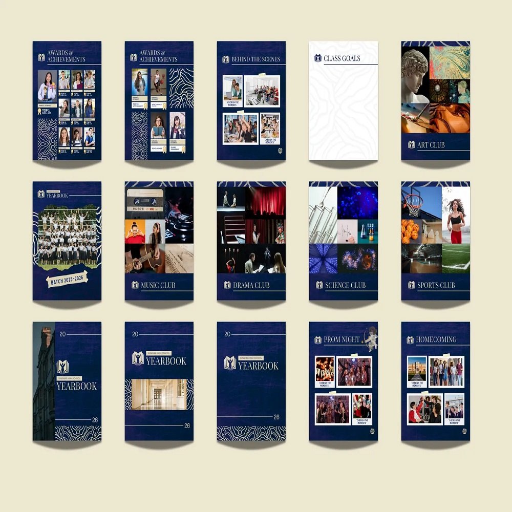 Template Yearbook
