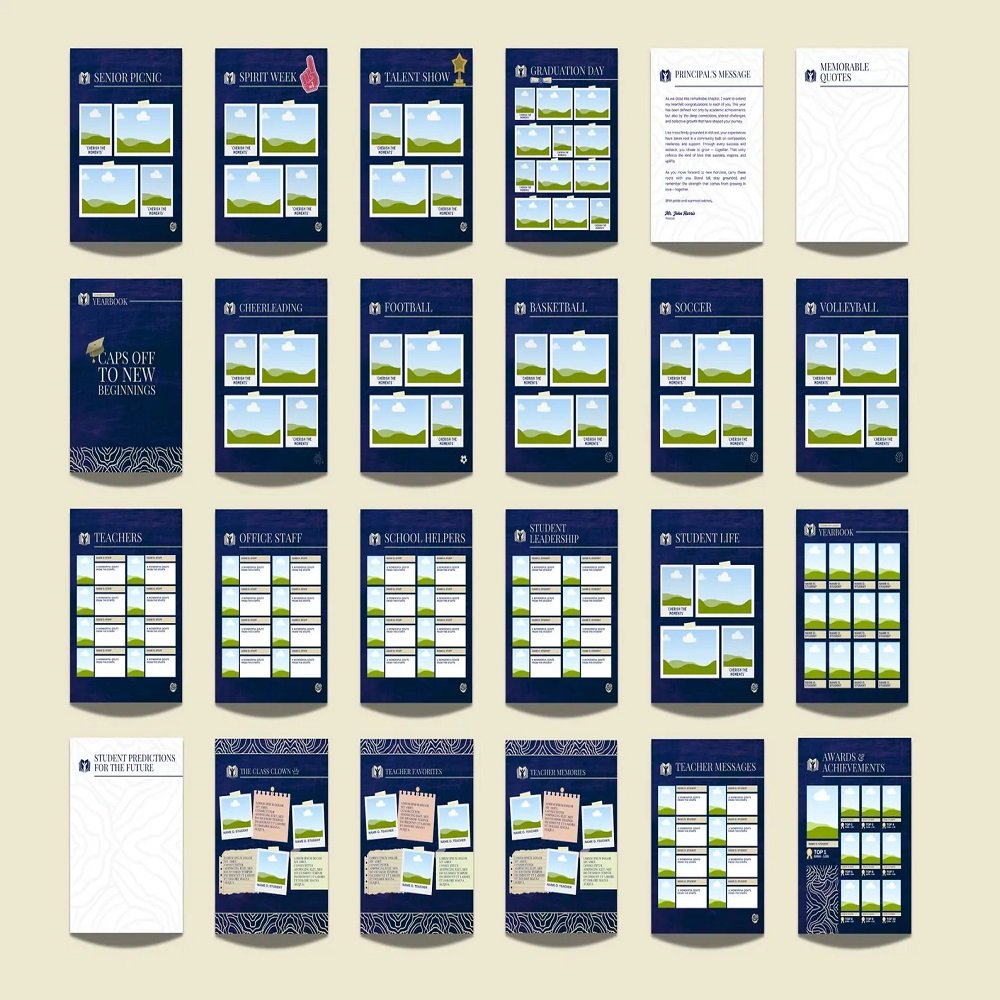 Template Yearbook