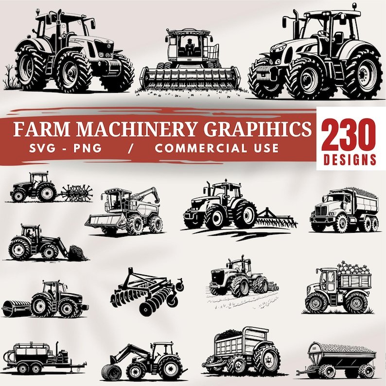 ClipArt Tractor