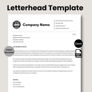 Template Letterhead