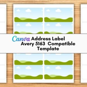 Template 5163 Avery