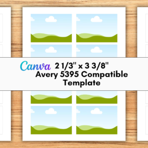 Template 5395 Avery