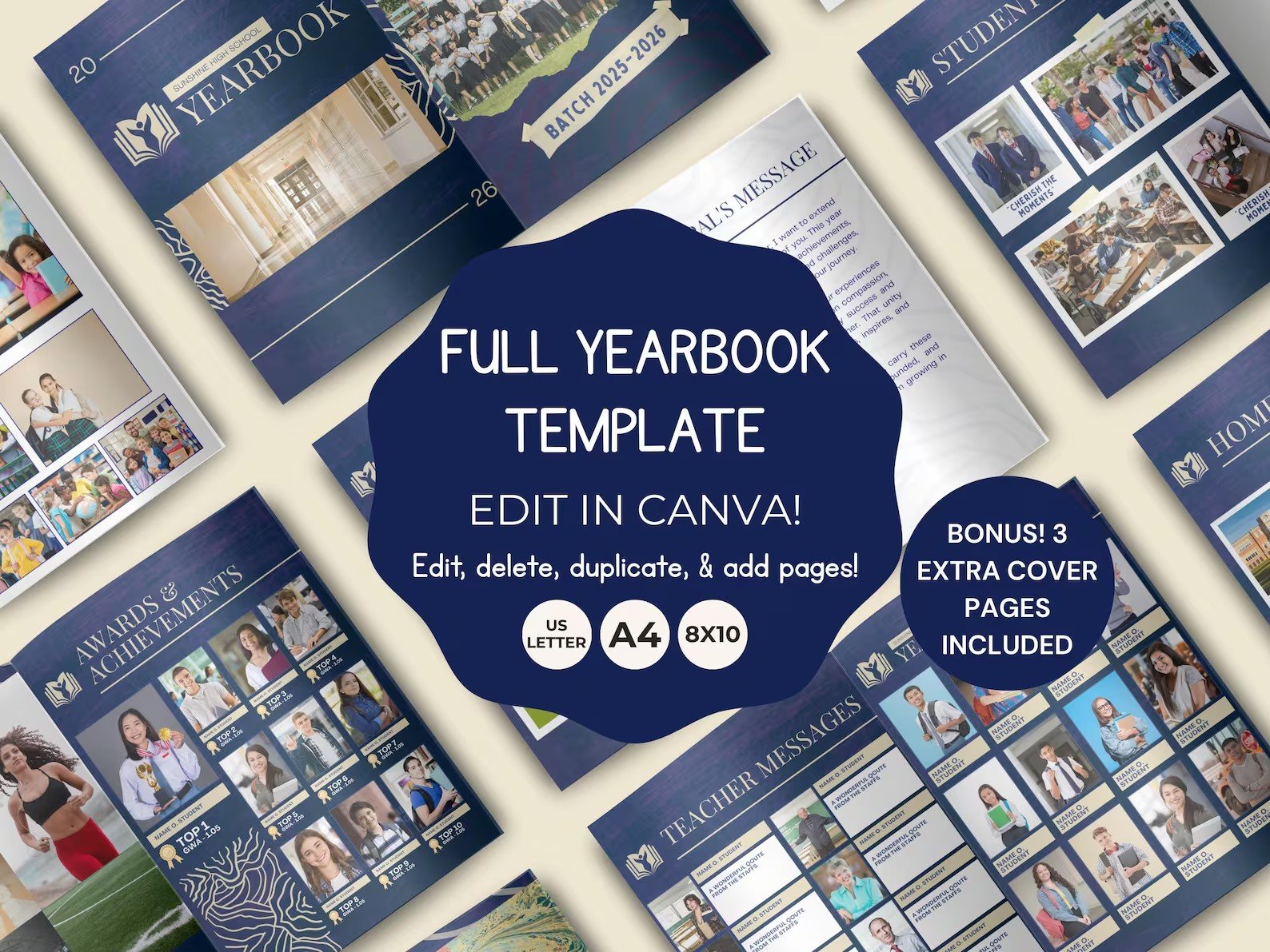 Template Yearbook