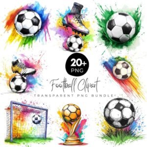 Footballer ClipArt