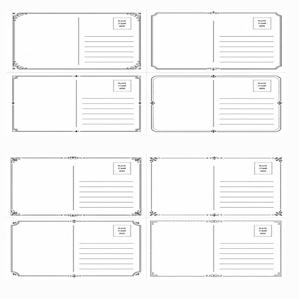 Postcard Printable