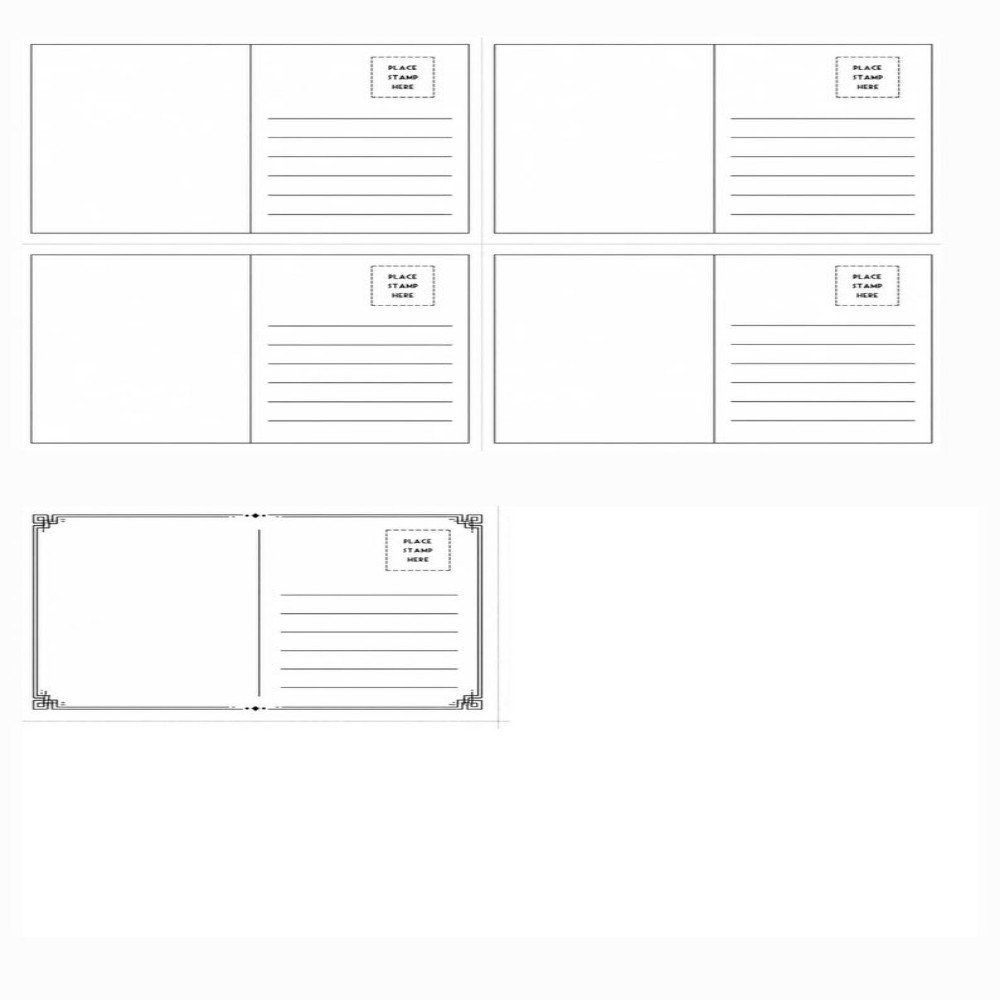 Postcard Printable