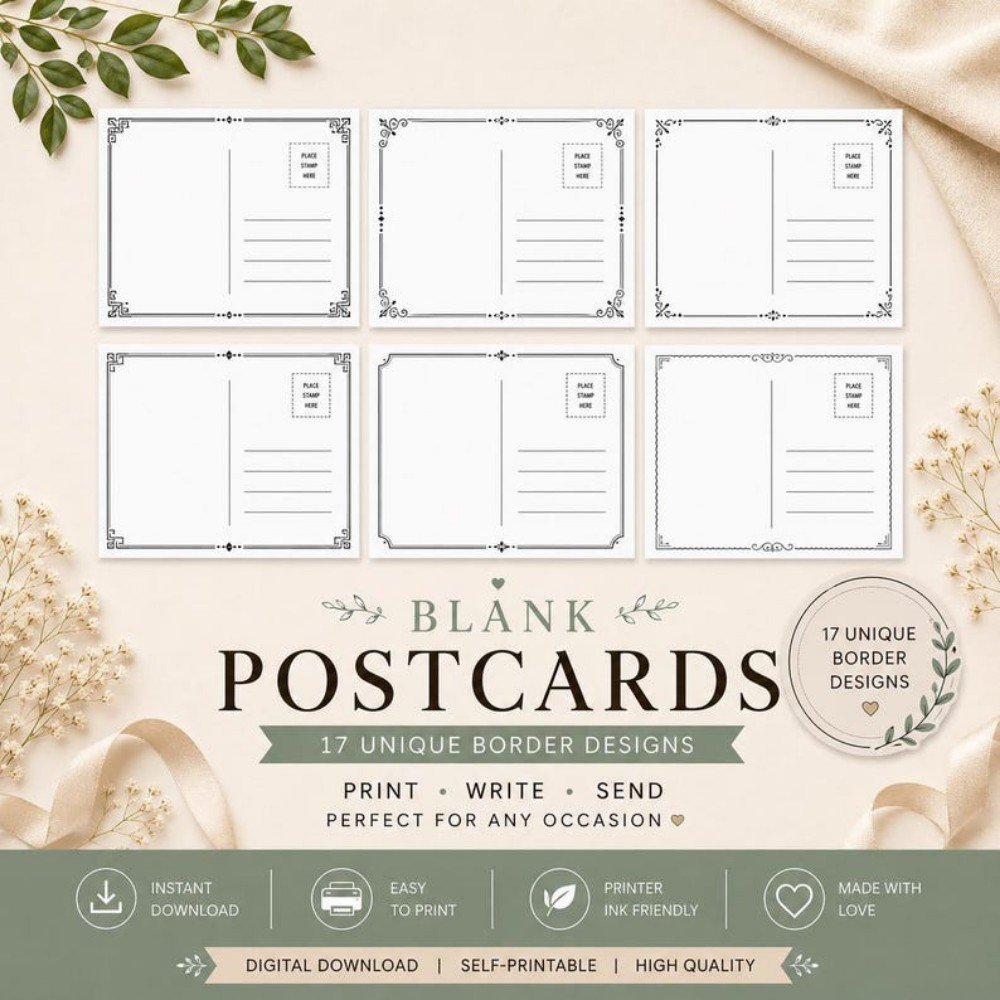 Postcard Printable