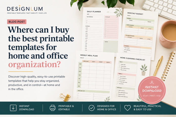 Where Can I Buy the Best Printable Templates for Home and Office Organization Where Can I Buy the Best Printable Templates for Home and Office Organization?